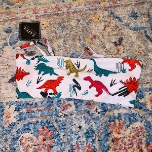 Zaful dinosaur bikini top
